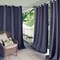 Threadmade Home Connor Solid Indoor/Outdoor Window Curtain, Blue - 52"W x 84"L